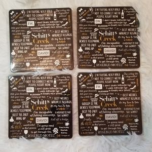 Schitts Creek Coaster Set of 4
